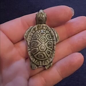 Vintage Collectable Wade Whimsies Sea Turtle Tortoise Figurine